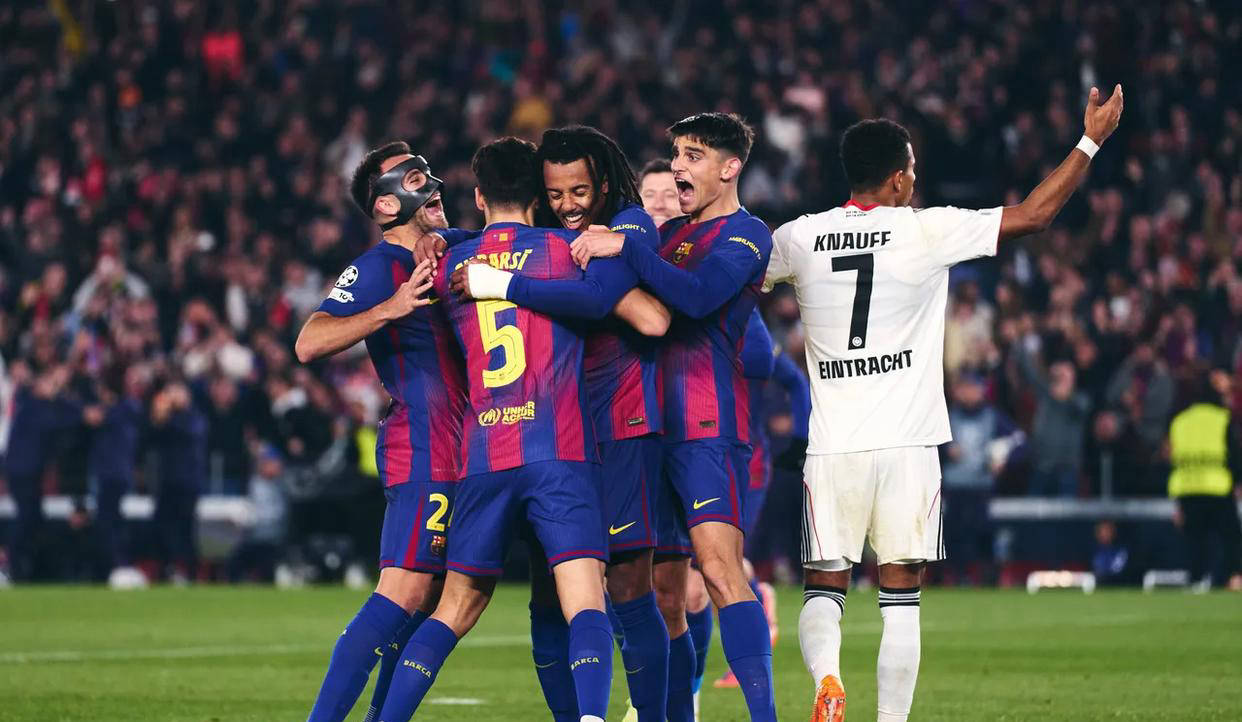 欧冠惊天逆转!巴萨后卫梅开二度创造历史,西甲卫冕冠军豪取四连胜